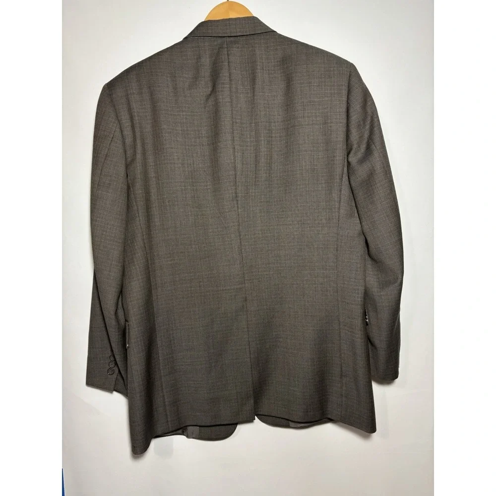 Hart Schaffner Marx Houndstooth‎ Men's 40R Earth Tone Suit Sport Coat Blazer USA